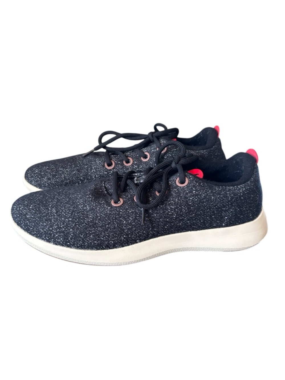 AllBirds Men's Wool Runner Mizzle‎ Dark Gray Bloom Red Beige Sole Size 12